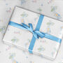 Baby Boy Wrapping Paper, Roll Or Folded, thumbnail 1 of 4