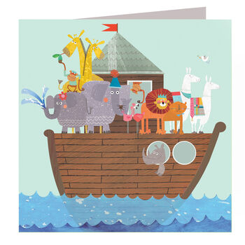 Noah's Ark New Baby Card, 3 of 6