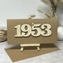 Personalised 70th Birthday 1953 Year Card, thumbnail 1 of 10