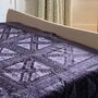 Deep Blue Bedspread With Mirrorwork, thumbnail 1 of 2