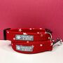 Red And White Star Dog Collar And Lead, thumbnail 2 of 9