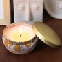 Natural Soy Wax Scented Candle Tin 185g, thumbnail 3 of 9