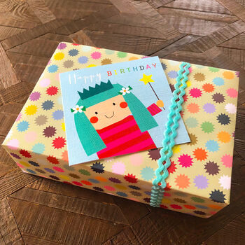 Blue Birthday Girl Card, 3 of 4