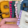 Pompom Corduroy Fabric Letters, thumbnail 2 of 9