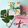 Leopards In The Jungle Wrapping Paper, thumbnail 1 of 11