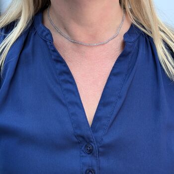 Labradorite Gemstone Beaded Necklace, 2 of 6