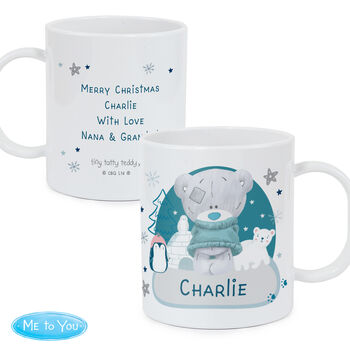 Personalised Tiny Tatty Teddy Plastic Mug – Shatter Resistant Christmas Gift, 4 of 4