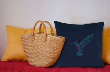 Hummingbird Cushion Beginners Embroidery Kit, 3 of 4