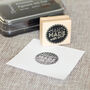 'Hand Made With Love' Wooden Rubber Stamp, thumbnail 3 of 4