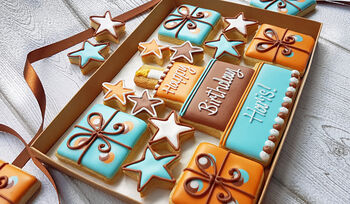 Personalised Hand Iced B'day Cookie Letterbox Gift, 3 of 4