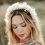 Luna Bridal Dried Flower Crown Wedding Headband, thumbnail 1 of 4