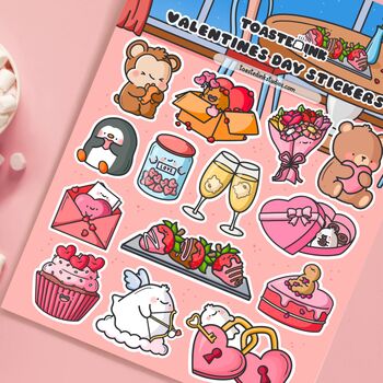 Valentine's Day Sticker Sheet | Cute Stickers, 4 of 5