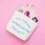 'Ice Cream Appreciation Society' Canvas Bag, thumbnail 3 of 5