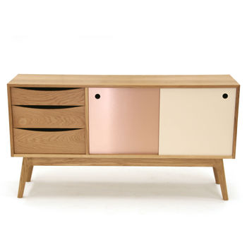 Classic Mid Century Sideboard With Drawers, 3 of 5