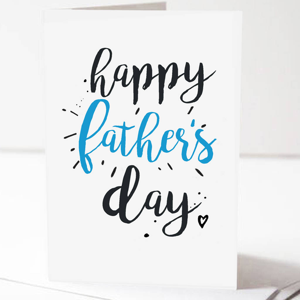 father day card 'happy father's day' by sarah joy frost ...