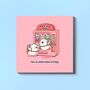 Bubble Tea Jetpacks Birthday Card | Cute Greetings Card, thumbnail 2 of 4