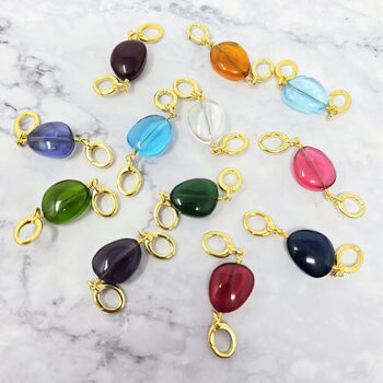 Diamond April Birthstone Statement Pendant Necklace, 4 of 6