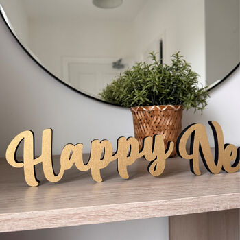 Happy New Year Standing Table Sign Décor, 4 of 5