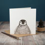 Peeping Penguin Card, thumbnail 1 of 4