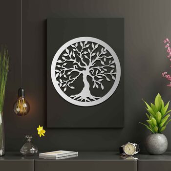 Wooden Tree Of Life Wall Art For Her Living Room Or Hallway, 5 of 9