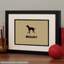 Personalised Viszla Print For One Or Two Dogs, thumbnail 6 of 12