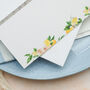 Lemons Folded Wedding Invitation, thumbnail 2 of 4