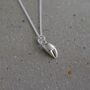 Sterling Silver Crab Claw Pendant Necklace, thumbnail 3 of 4