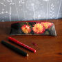 Flower Pencil Case Luxury Velvet, thumbnail 1 of 11
