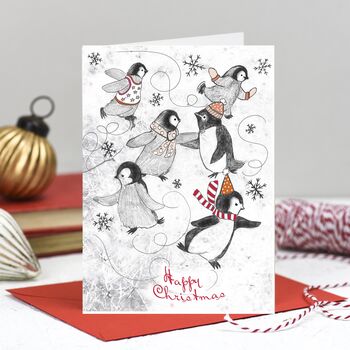 'Snowy Wildwood' Mixed Pack Of Eight Christmas Cards, 8 of 9