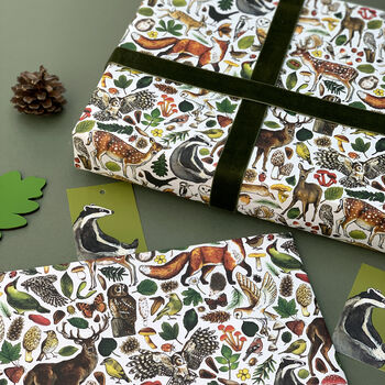 Woodland Animals Wrapping Paper, 8 of 8
