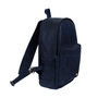 Personalised Navy Leather Classic Backpack/Rucksack, thumbnail 3 of 10