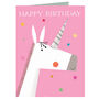 Mini Unicorn Birthday Card, thumbnail 2 of 5