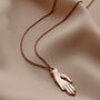 Personalised Initial Hand Necklace, thumbnail 3 of 6