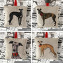Whippet Or Greyhound Lavender Bags, thumbnail 1 of 12