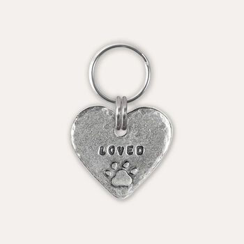 'Loved' Dog Collar Charm, 2 of 3