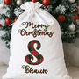 Personalised Red Christmas Letter Present Sack, thumbnail 1 of 2
