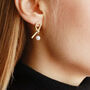 Faux Pearl Knot Drop Earrings, thumbnail 1 of 5