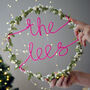 Personalised Mistletoe Light Up Wreath, thumbnail 1 of 6
