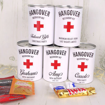 Personalised Hangover Recovery Tin, 5 of 5