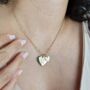 21st Birthday Gold Vermeil Plated Initial Necklace, thumbnail 2 of 7