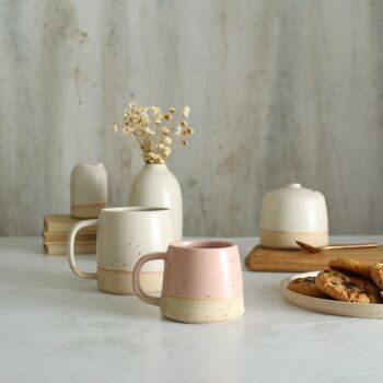 Espresso Ceramic Mugs, Mini Mugs In Pastel Colours, 3 of 7