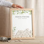 Olive Drop Top Frame Wedding Guest Book, thumbnail 3 of 5