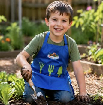 Personalised Childs Gardening Apron, 2 of 5