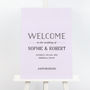 Millie Art Deco Wedding Welcome Sign, thumbnail 4 of 5