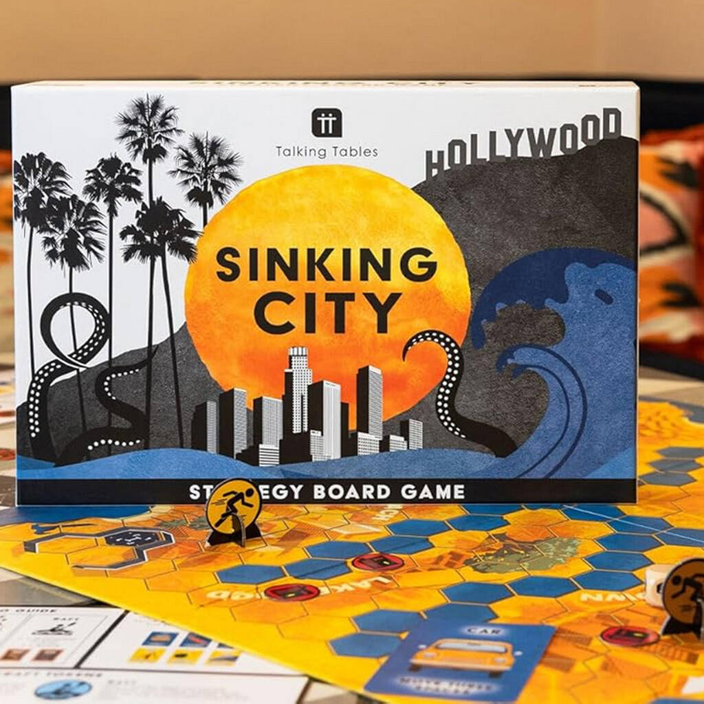 Sinking City Strategy Board Game For Family Fun 13+ Christmas Gift, 1 of 5