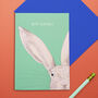 Bunny Rabbit Birthday Card, thumbnail 1 of 3