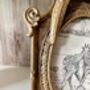 Oval Gold Parrot Photo Frame 4x6 Portrait Frame Décor, thumbnail 2 of 9