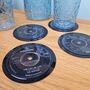 Personalised Vinyl Coasters Beatles Set Of Four, thumbnail 1 of 6