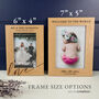 Personalised New Baby Announcement Gift Picture Frame, thumbnail 2 of 9