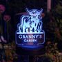 Grandma's Highland Cow Solar Garden Light, thumbnail 3 of 4